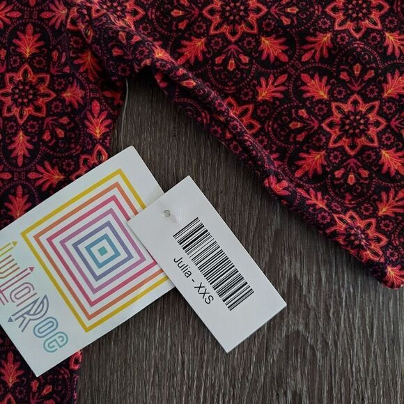 LuLaRoe Julia Dress XXS - Picture 4 of 5